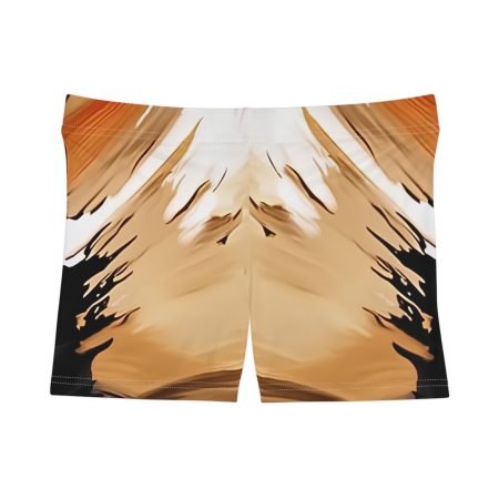 Artistic Women's Shorts, Abstract Dance Shorts, Summer Lounge Shorts, Vacation Beach Wear, Boho Chic Apparel
