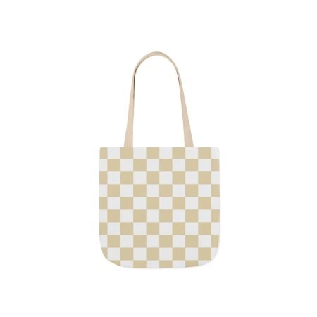 Stylish Checkerboard Canvas Tote Bag with Colorful Straps, Chic Beach Bag, Shopping Tote, Eco-Friendly Gift, Summer Essentials, [...]