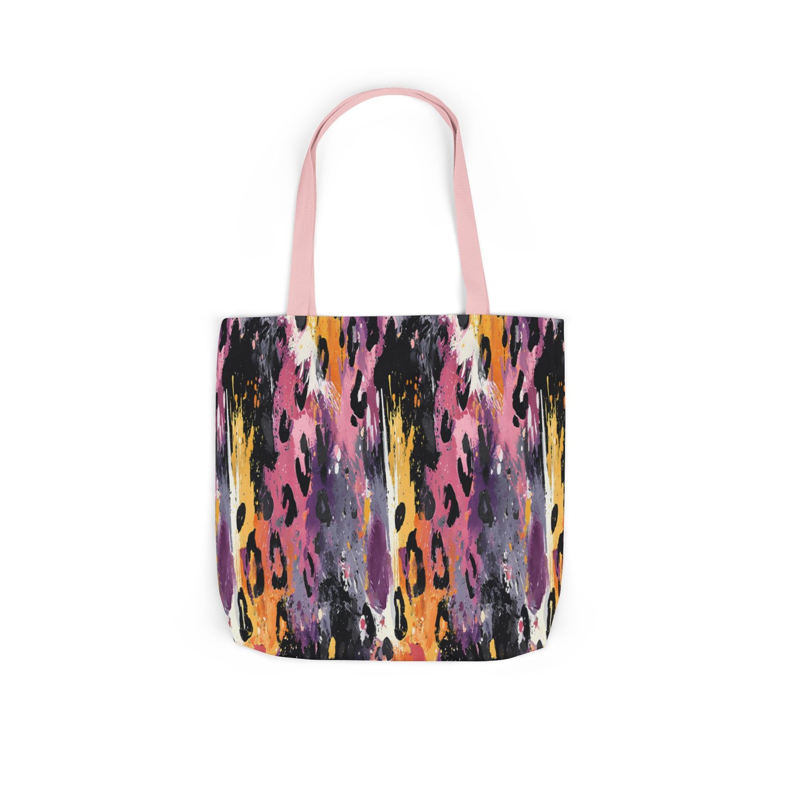 Vibrant Leopard Print Canvas Tote Bag, Colorful Shopping Bag, Stylish Everyday Tote, Eco-Friendly Gift, Beach or Grocery Bag - Image 54