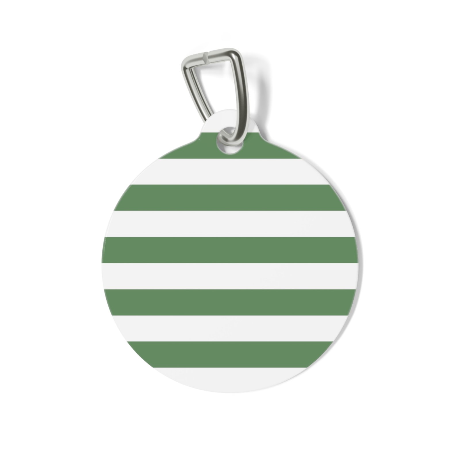 Personalized Pet Tag, Custom Name Tag for Dogs and Cats, Stripe Design Pet ID, Pet Accessory, Unique Dog Tag