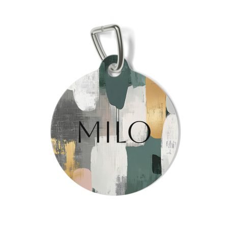 Chic Pet Tag, Customizable Pet ID Tag, Stylish Dog Tag, Personalized Cat Tag, Modern Pet Accessory, Unique Pet Gift