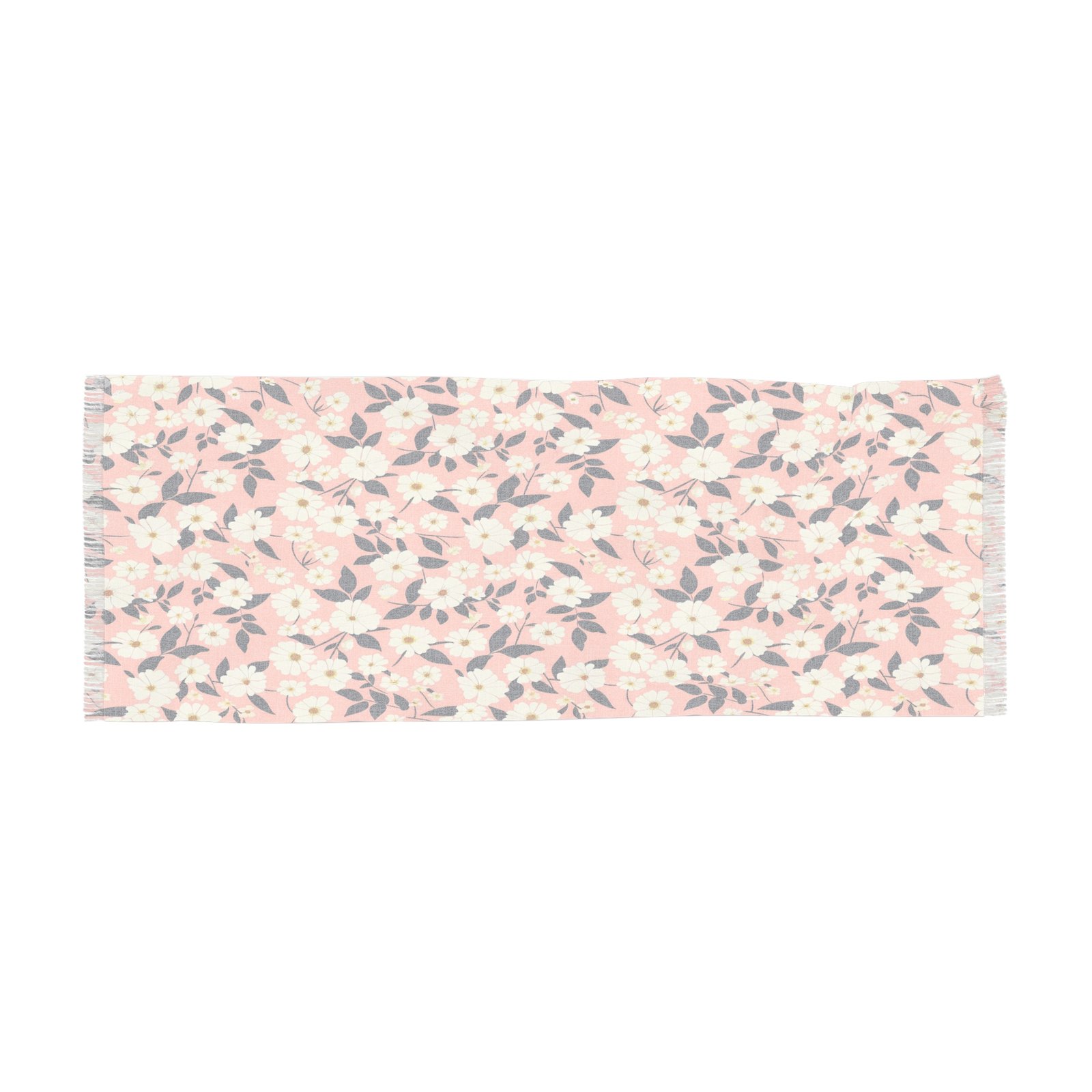 Floral Light Scarf, Spring Wrap, Lightweight Scarf for Women, Everyday Fashion Accessory, Gift for Her, Floral Print Scarf - Image 2