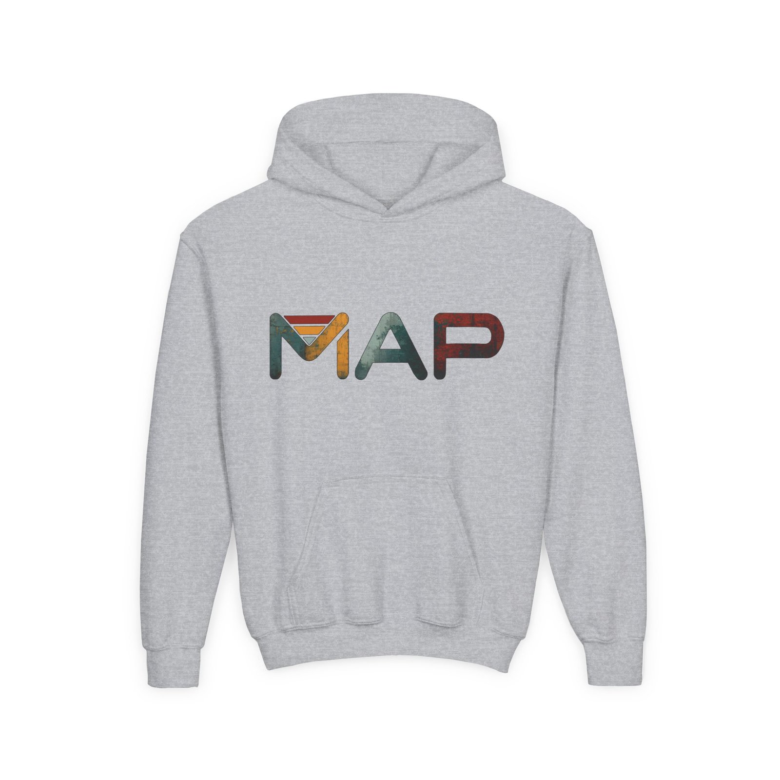 Youth Map Design Hoodie, Casual Sweatshirt for Kids, Cozy Gift for Travel Lovers, Perfect for Birthdays, Holidays, or Everyday Wear - Image 5