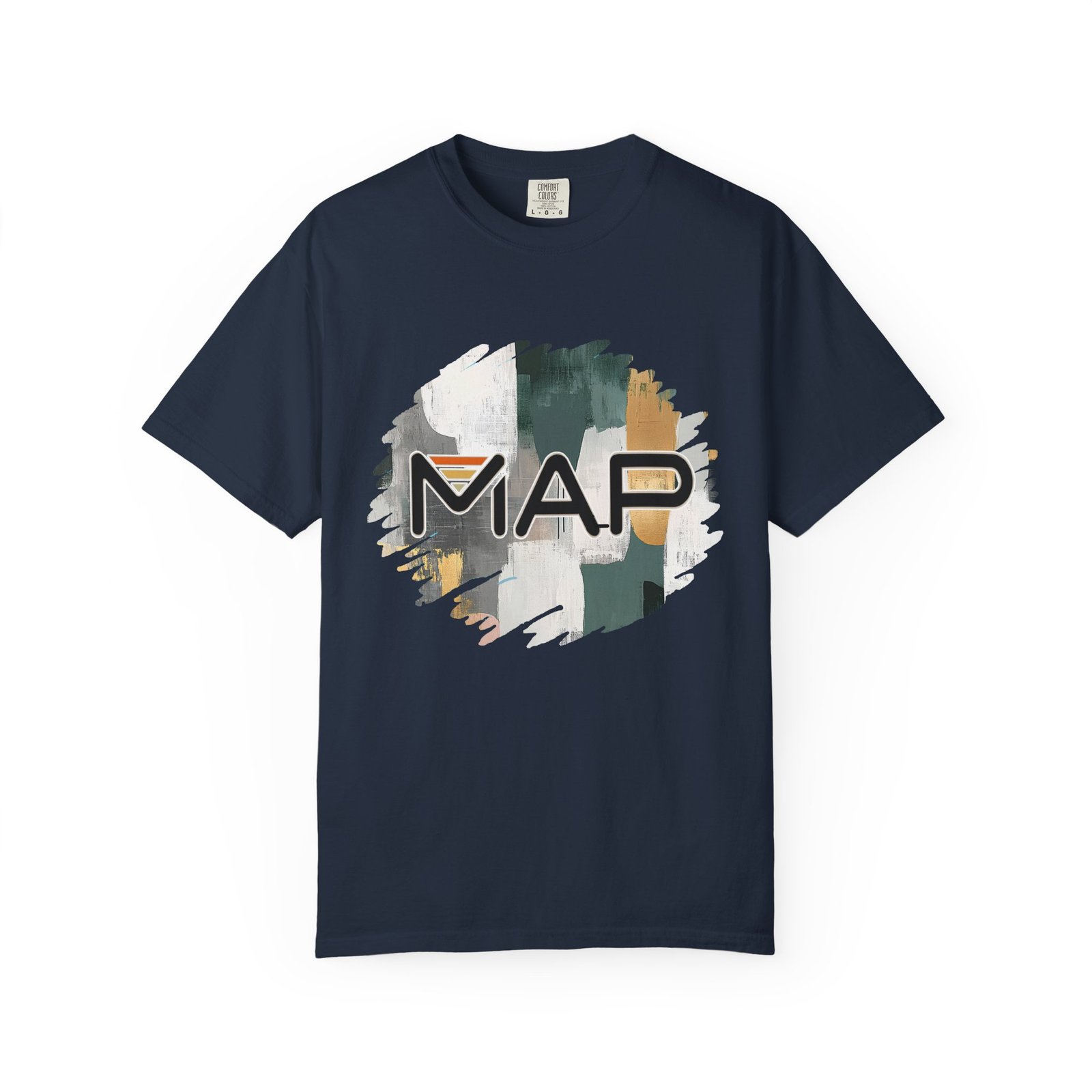 Map-Inspired Unisex Garment-Dyed T-Shirt for Travel Lovers, Casual Wear, Gifts, Outdoor Adventures, Wanderlust Fashion - Image 53
