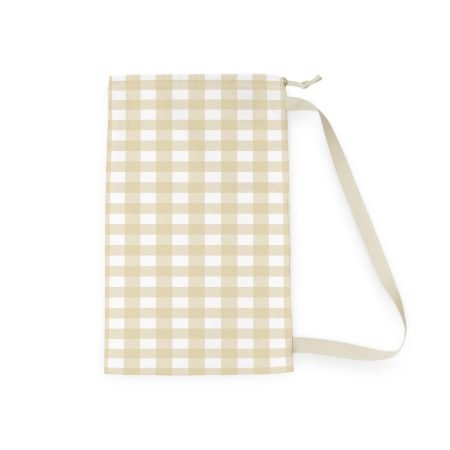 Chic Laundry Bag - Stylish Gingham Pattern, Perfect for College, Home, Travel, Gifts, Laundry Days
