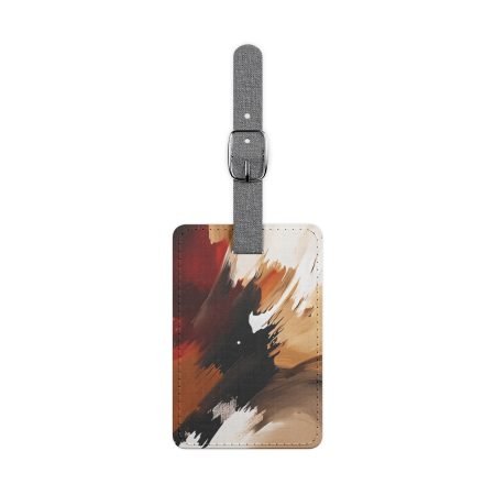 Chic Saffiano Luggage Tag - Stylish Travel Accessory, Personalized Travel Gift, Unique Bag Tag, Airport Essentials, Vacation Must-Have