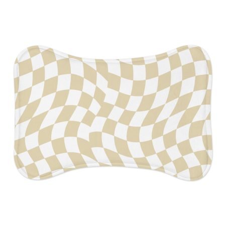 Stylish Pet Feeding Mat - Checkered Design, Dog Bowl Mat, Non-Slip Pet Mats, Cat Feeding Accessories, Modern Pet Decor