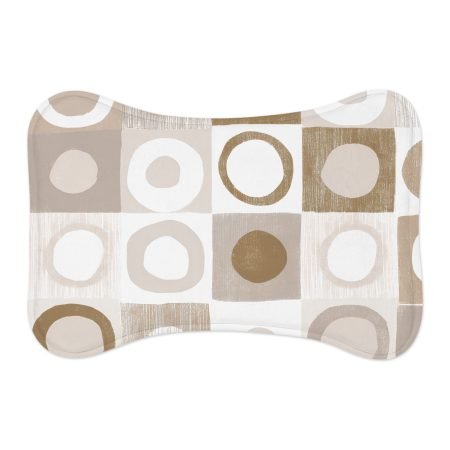 Stylish Pet Feeding Mats, Pet Dining Mat, Dog Feeding Station, Cat Food Mat, Home Decor for Pets, Washable Pet Accessory