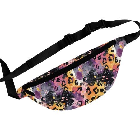 Vibrant Animal Print Fanny Pack - Stylish Waist Bag, Festival Accessory, Travel Companion, Gift for Her, Everyday Essentials