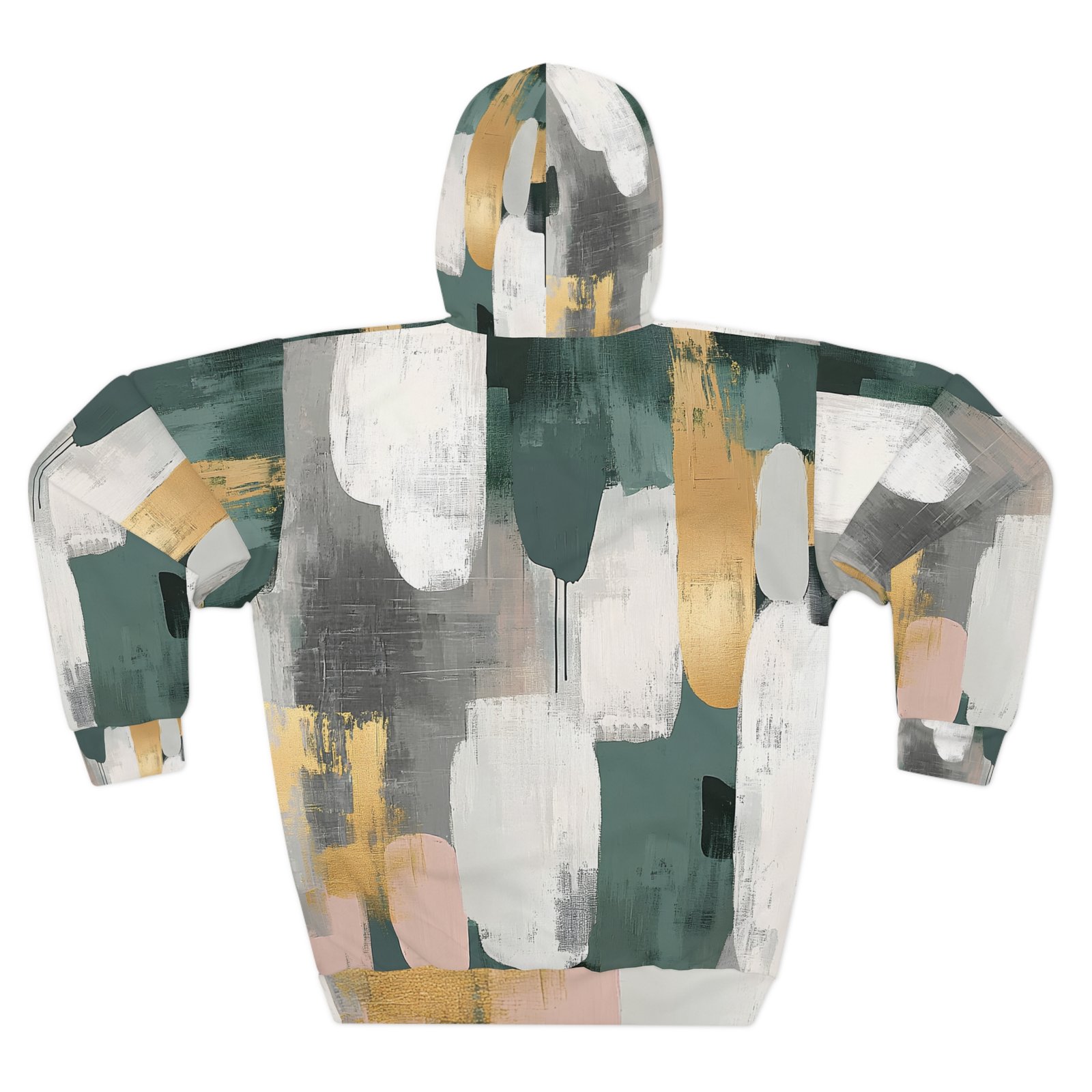 Chic Abstract Art Hoodie, Cozy Pullover, Trendy Streetwear, Unique Gift Idea, Comfortable Fashion Layer - Image 2