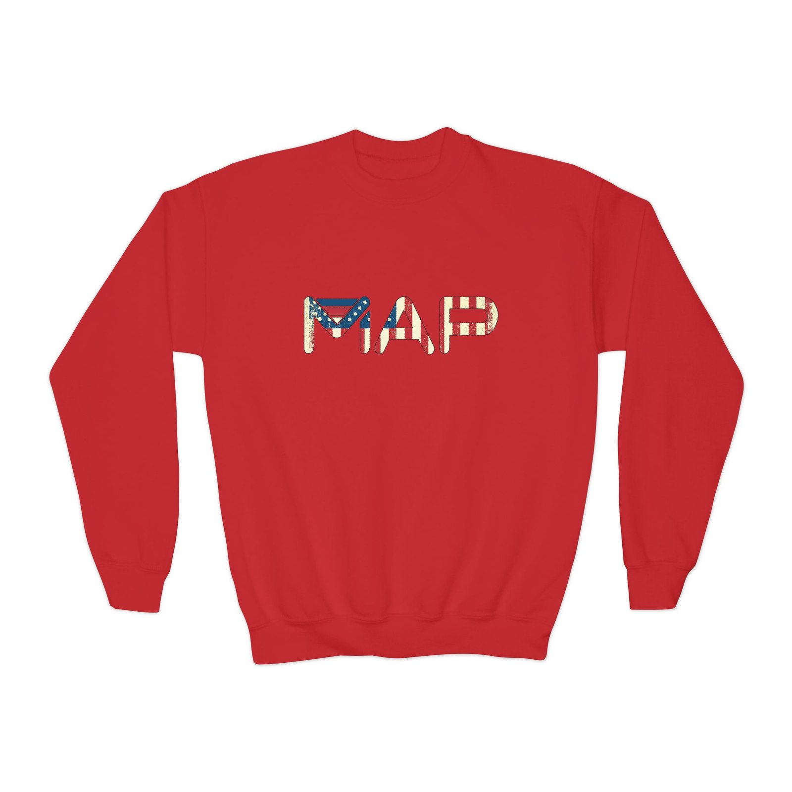 Patriotic Youth Crewneck Sweatshirt, Comfortable Sweatshirt for Kids, Summer BBQ, Memorial Day, Fourth of July, Gift for Teens - Image 37