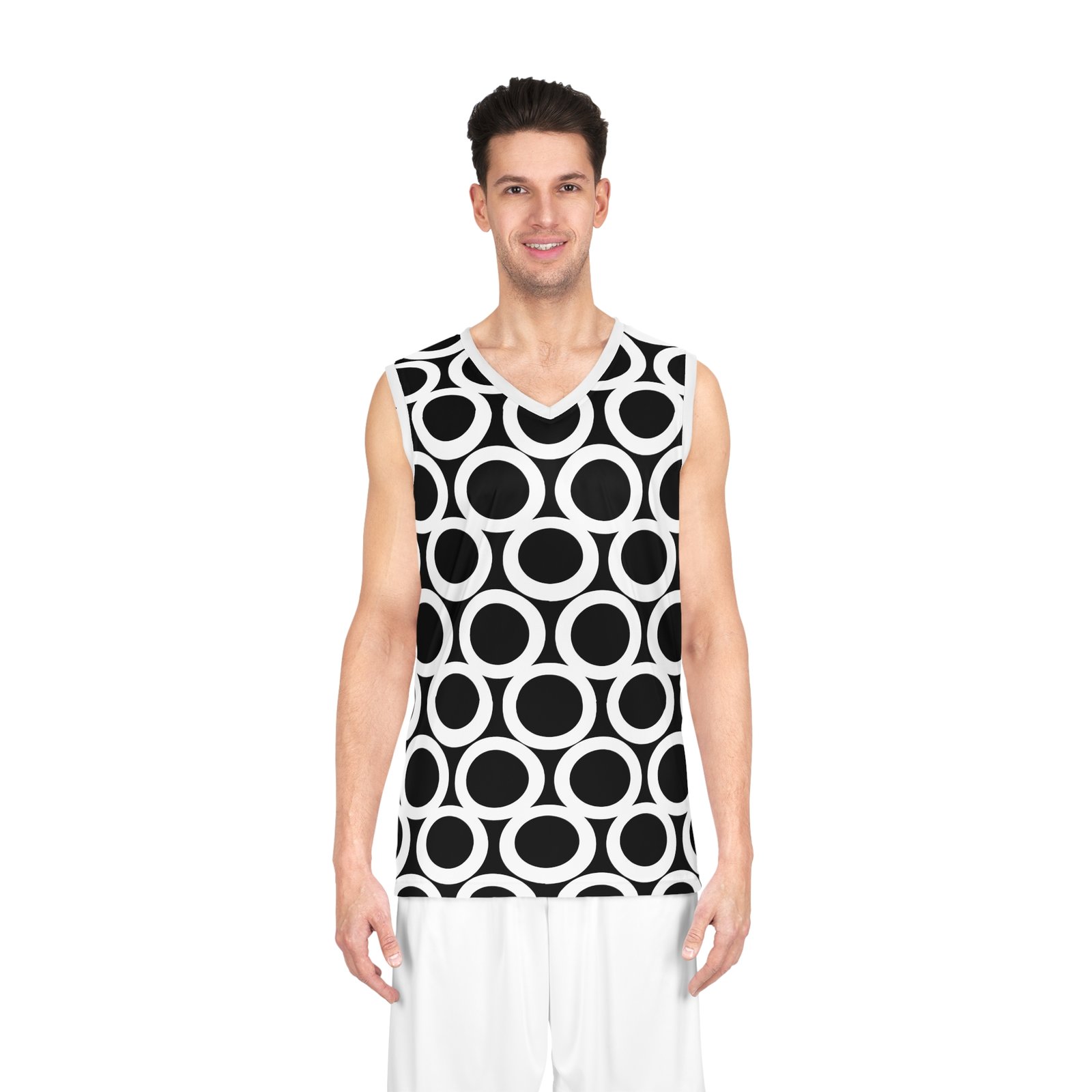 Stylish AOP Basketball Jersey for Sports Enthusiasts, Trendy Athletic Wear, Unisex Activewear, Gift for Basketball Players, Sports Events - Image 3