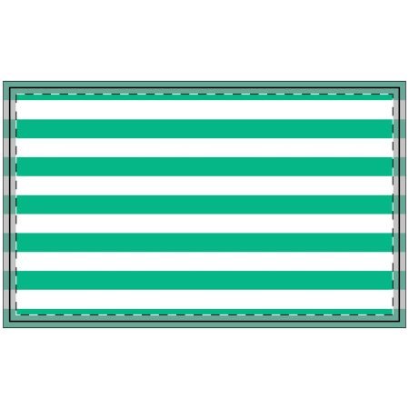 Stylish Striped Polyester Doormat, Entryway Decor, Custom Welcome Mat, Indoor Outdoor Rug, Housewarming Gift, Home Accent