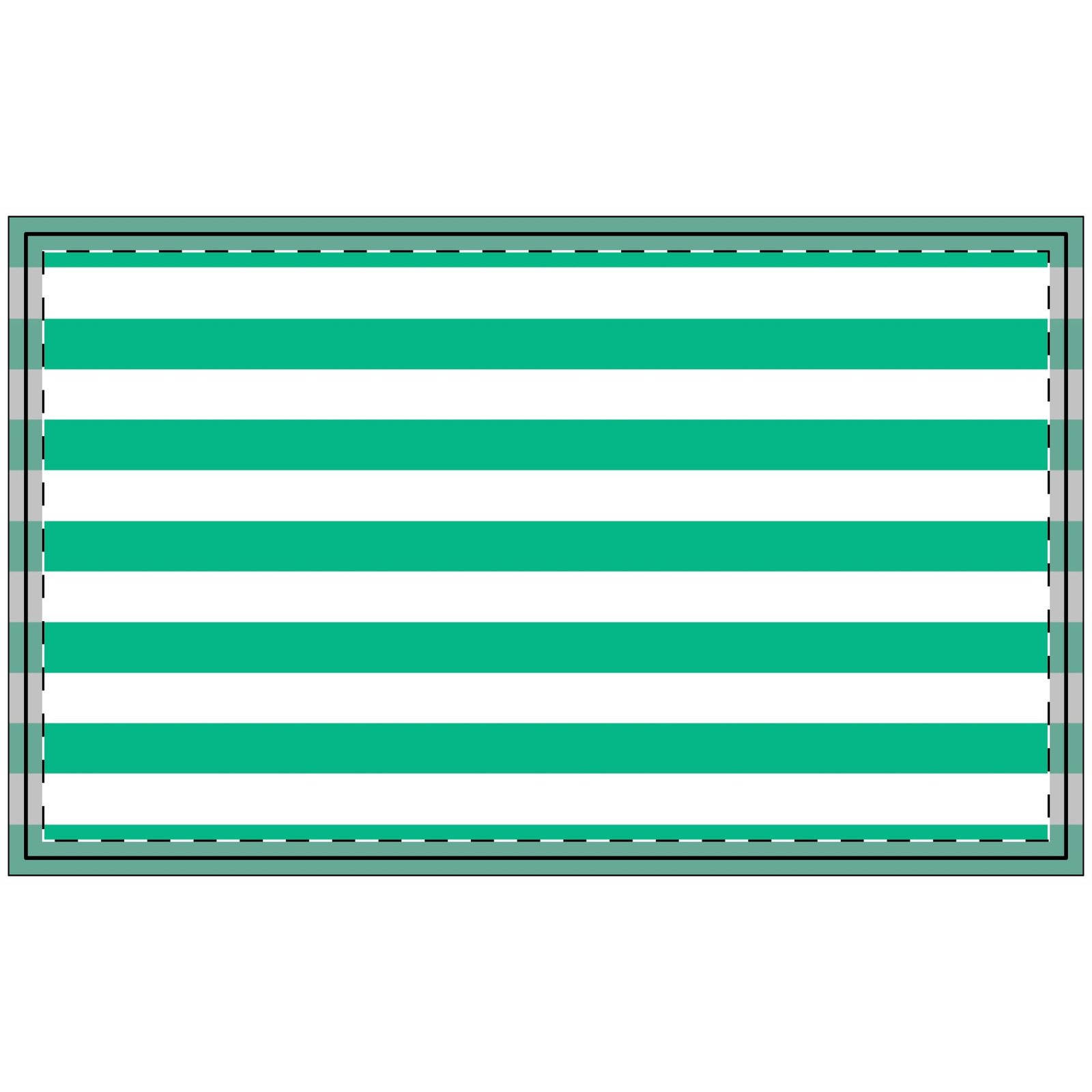 Stylish Striped Polyester Doormat, Entryway Decor, Custom Welcome Mat, Indoor Outdoor Rug, Housewarming Gift, Home Accent