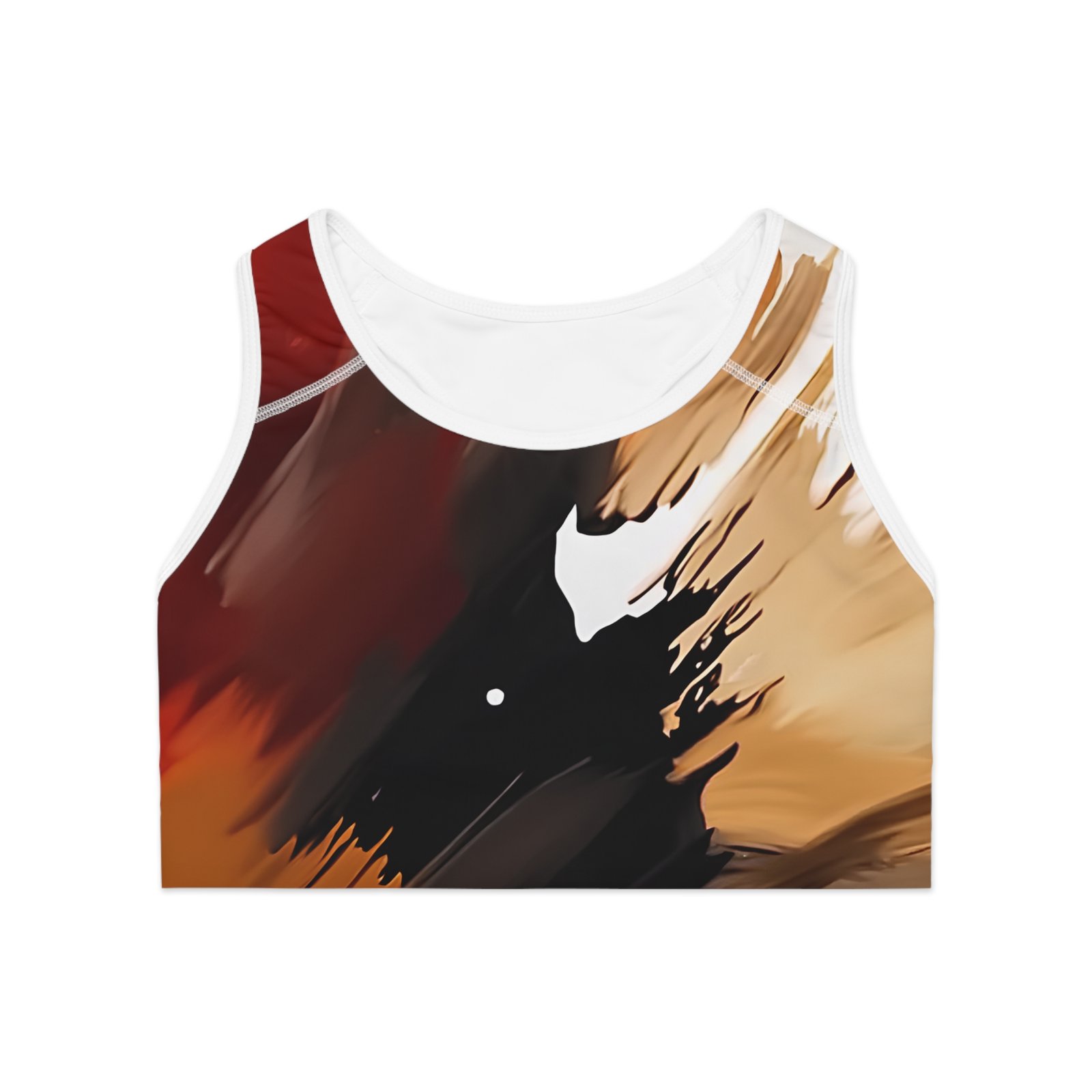 Abstract Art Sports Bra, Stylish Workout Bra, Comfortable Activewear, Fitness Essentials, Athletic Top, Trendy Gym Wear