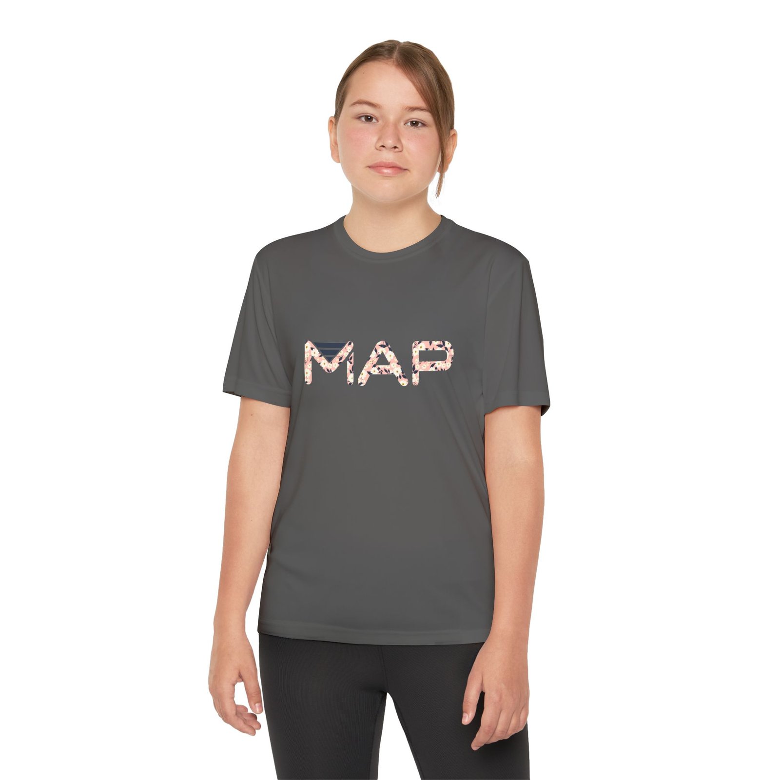 Youth Competitor Tee - MAP Design, Athletic Youth Shirt, Trendy Kids T-Shirt, Sportswear for Active Kids, Gift for Young Athletes - Image 16