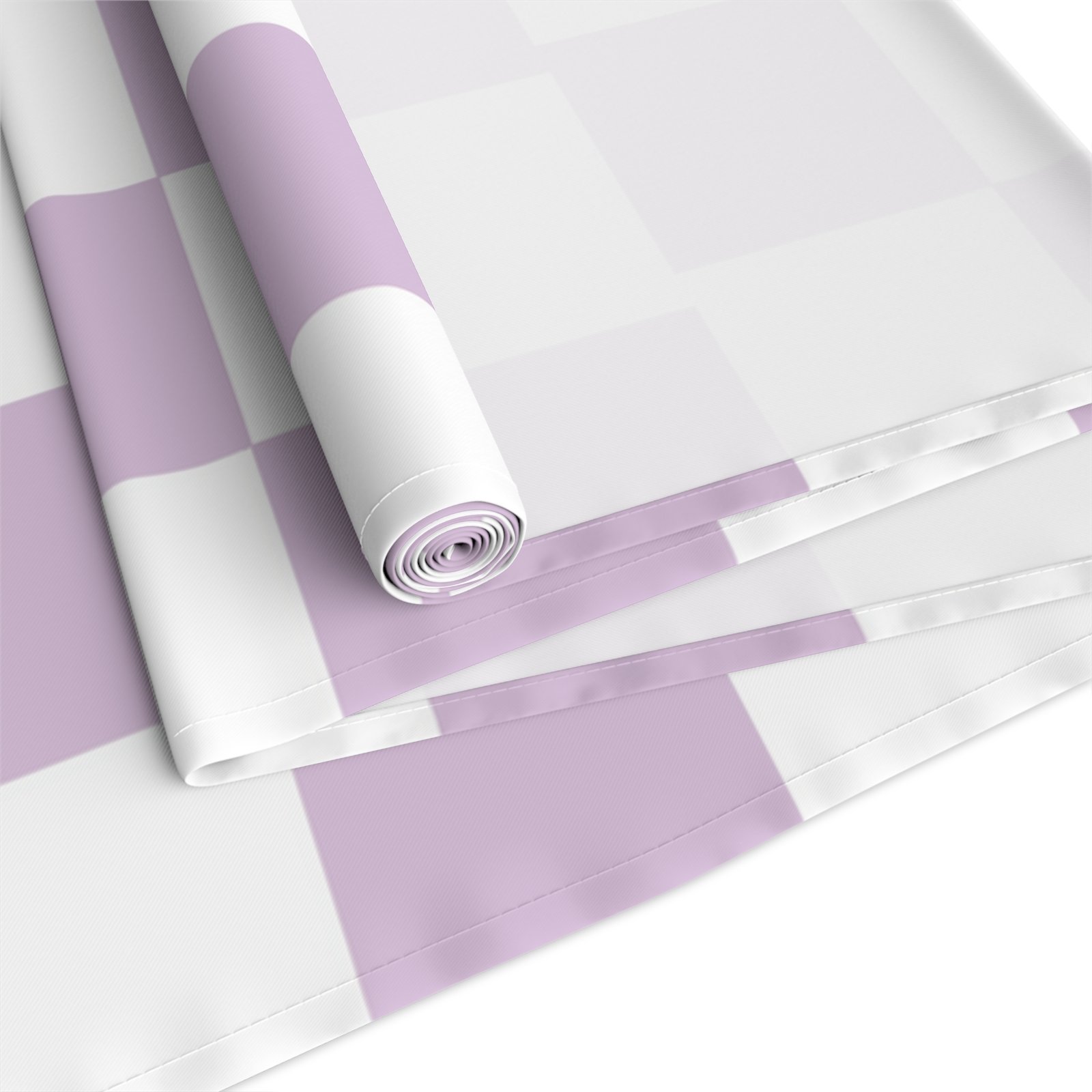 Chic Purple Checkered Table Runner | Dining Decor, Wedding Centerpiece, Farmhouse Style, Party Table, Holiday Table Setting - Image 7