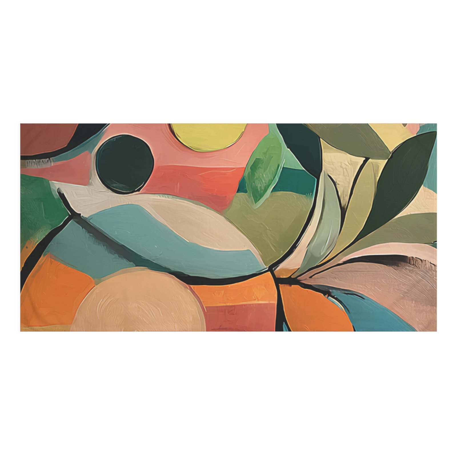 Vibrant Mink-Cotton Towel, Colorful Beach Towel, Spa Towel, Boho Home Decor, Unique Gift for Her, Eco-Friendly Bathroom Towel - Image 2