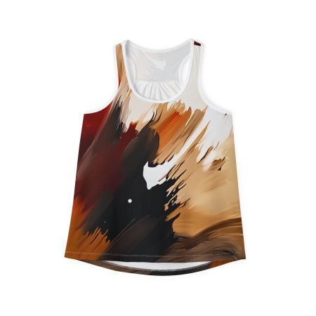 Abstract Art Women's Tank Top, Summer Style, Boho Chic, Casual Wear, Great for Festivals, Beach Days, Layering