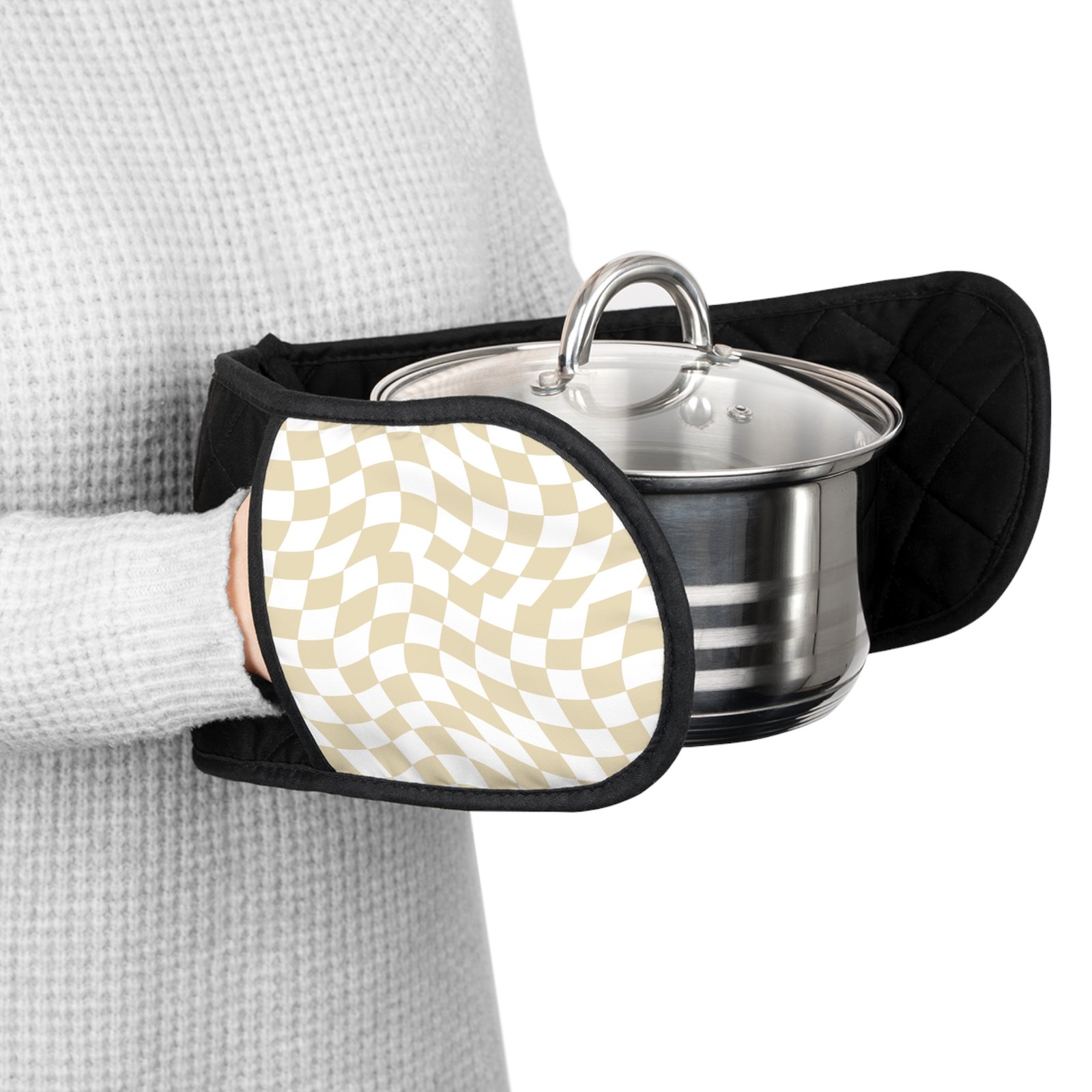 Stylish Oven Mitts | Kitchen Gift, Heat Resistant, Home Bakery Essential, Modern Design, Perfect for Cooking & Baking - Image 4