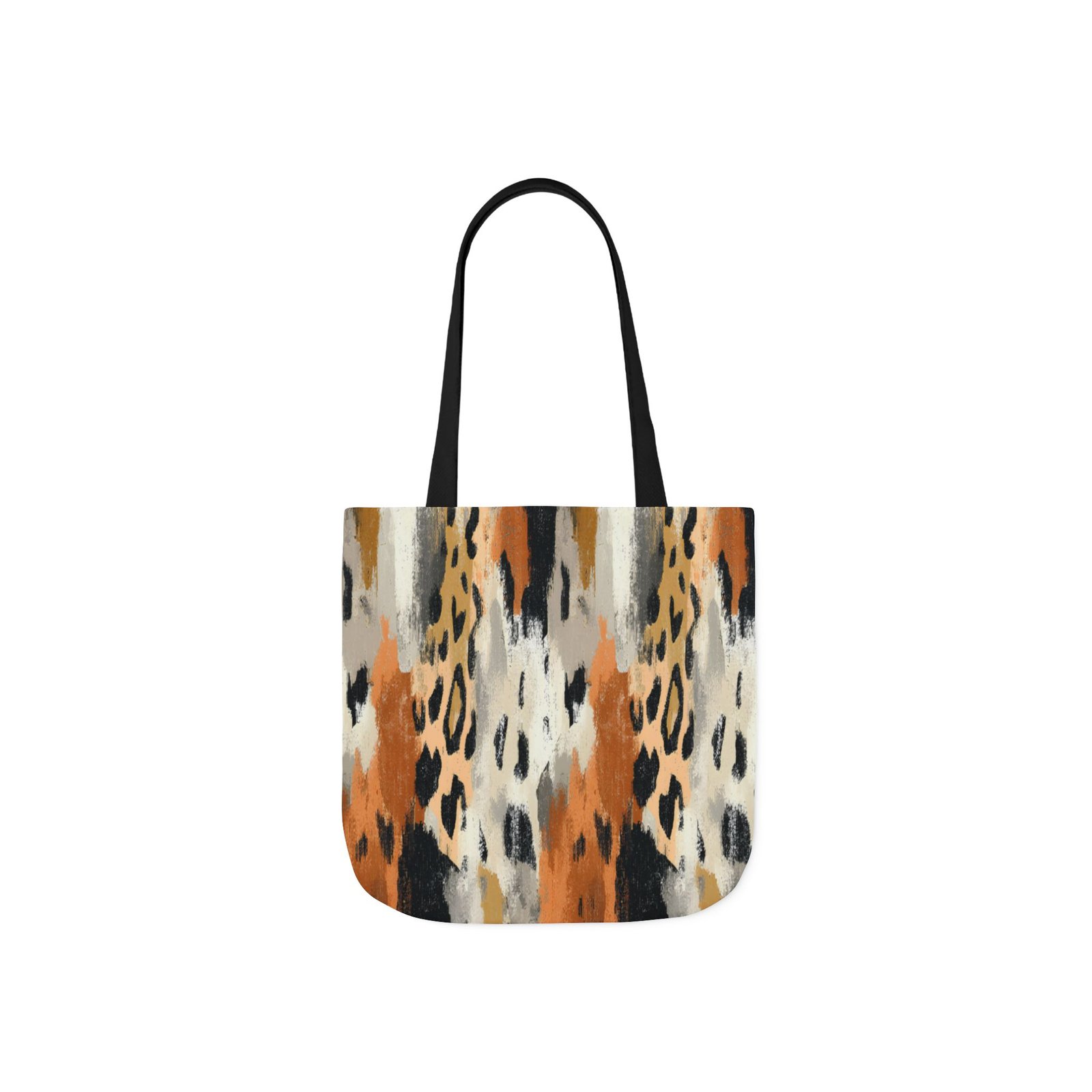 Chic Canvas Tote Bag with 5-Color Straps for Fashionistas, Stylish Reusable Bag for Shopping, Beach, Travel, or Everyday Use - Image 5