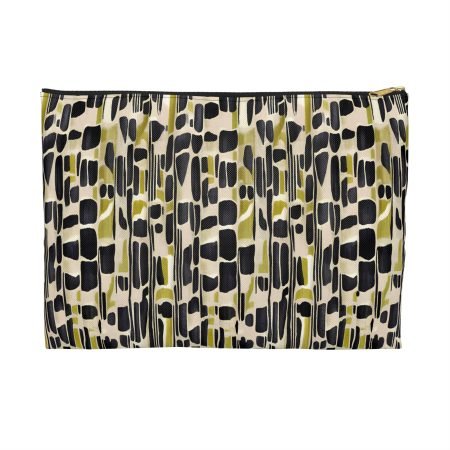 Chic Printed Accessory Pouch for Organizing, Travel Makeup Bag, Gift for Her, Toiletries Organizer, Stylish Clutch