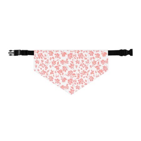 Cute Floral Pet Bandana Collar, Dog Accessories, Cat Fashion, Pet Gift, Spring/Summer Pet Wear, Floral Pet Apparel