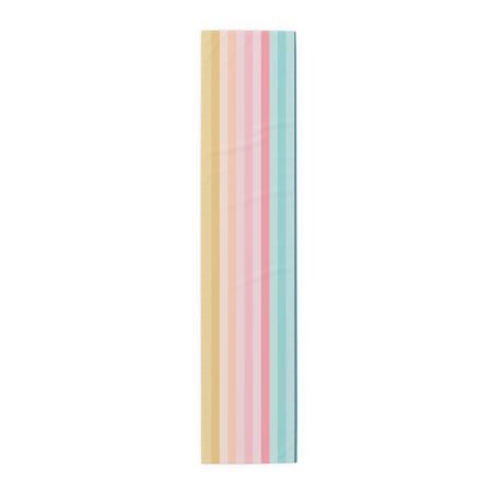 Pastel Striped Table Runner, Spring Decor, Dining Table Accent, Event Table Runner, Home Decor, Party Table Decoration