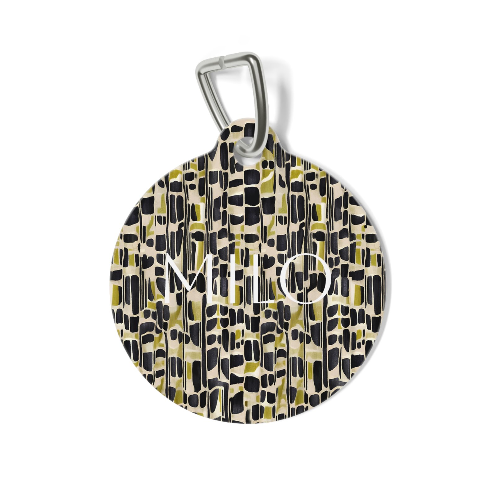 Chic Pet Tag, Stylish Pet ID Tag, Modern Pet Accessory, Customizable Dog Tag, Unique Cat Tag, Pet Gift Idea, Pet Lover Gift