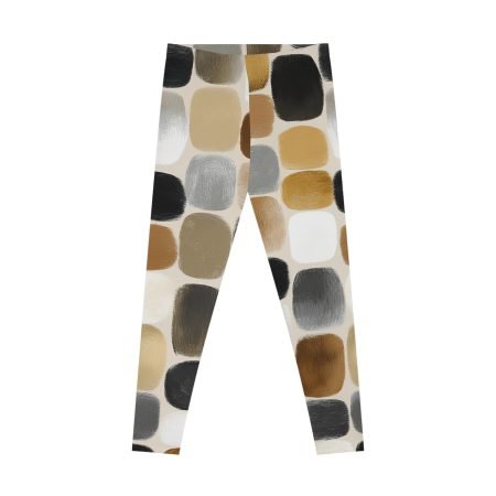 Chic Stretchy Leggings - Abstract Design, Perfect for Fitness, Casual Wear, Yoga, Gifts, Everyday Style