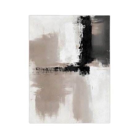 Modern Abstract Velveteen Microfiber Blanket, Cozy Home Decor, Stylish Throw, Gift for Her, Art-Inspired Bedspread, Comfortable Soft Blanket