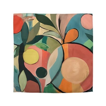 Colorful Abstract Microfiber Duvet Cover, Bohemian Bedding, Modern Home Decor, Cozy Comforter Set, Artistic Bedroom Upgrade