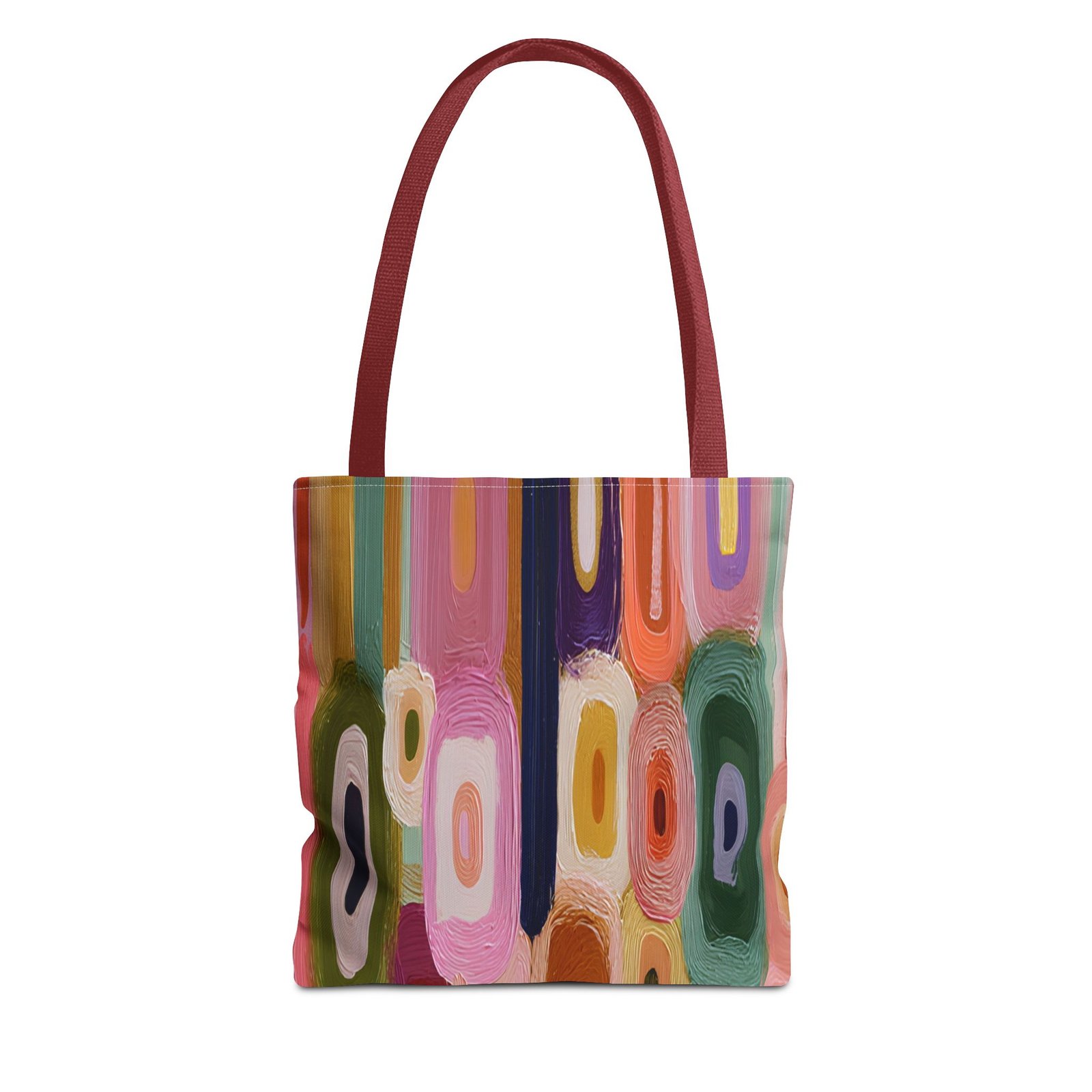 Colorful Abstract Tote Bag, Chic Handbag for Everyday Use, Stylish Beach Tote, Perfect Gift for Art Lovers, Travel Accessory - Image 5