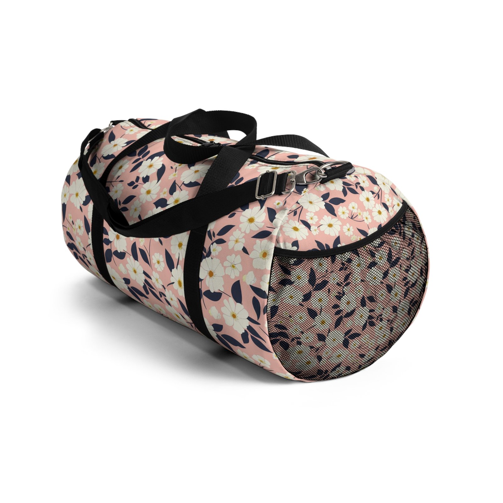 Floral Print Duffel Bag | Gym, Travel, Weekend Getaway, Overnight Bag, Sporty Style - Image 4