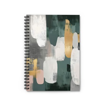 Artistic Spiral Notebook for Creative Minds, Aesthetic Journal, Sketchbook, Gift for Writers, Note Taking, College Supplies