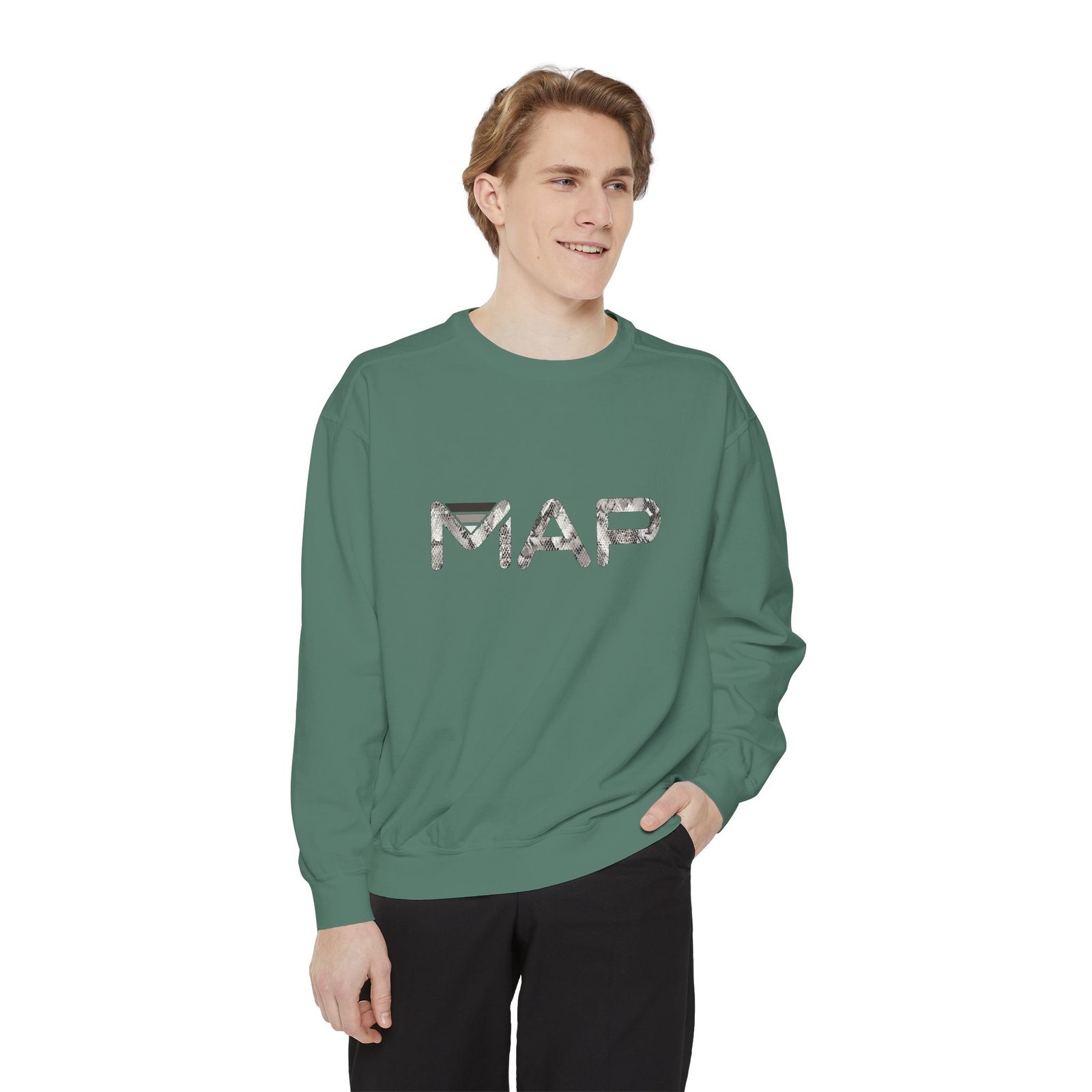 Map-Themed Unisex Sweatshirt: Cozy Comfort, Trendy Style, Perfect Gift, Casual Wear, Everyday Essential - Image 11