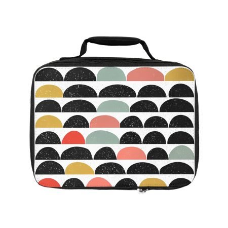 Stylish Lunch Bag with Abstract Design | Eco-Friendly Tote for School, Work, Picnics, Kids and Adults, Lunchbox, Reusable Carryall