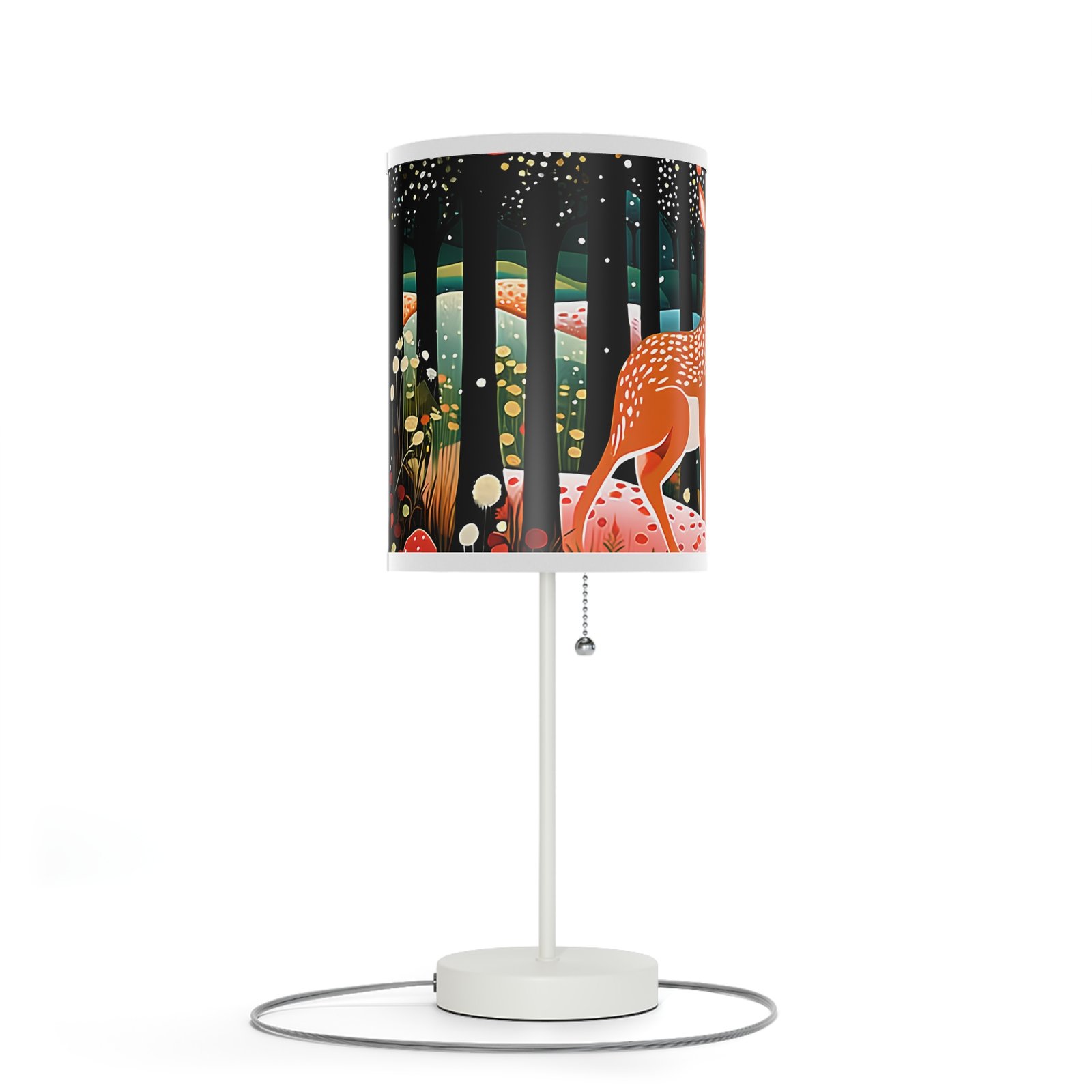 Whimsical Forest Floor Lamp, Decorative Lighting, Nightstand Lamp, Unique Home Decor, Kids Room Lighting, Nature Themed Lamp - Image 7