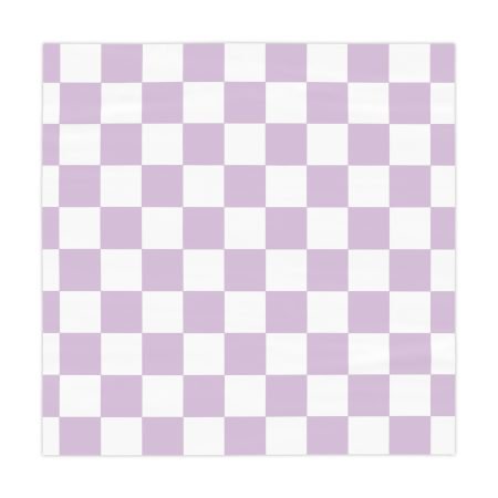 Charming Lavender Check Tablecloth for Cozy Gatherings, Picnic Essentials, Farmhouse Decor, Elegant Events, Spring Celebrations