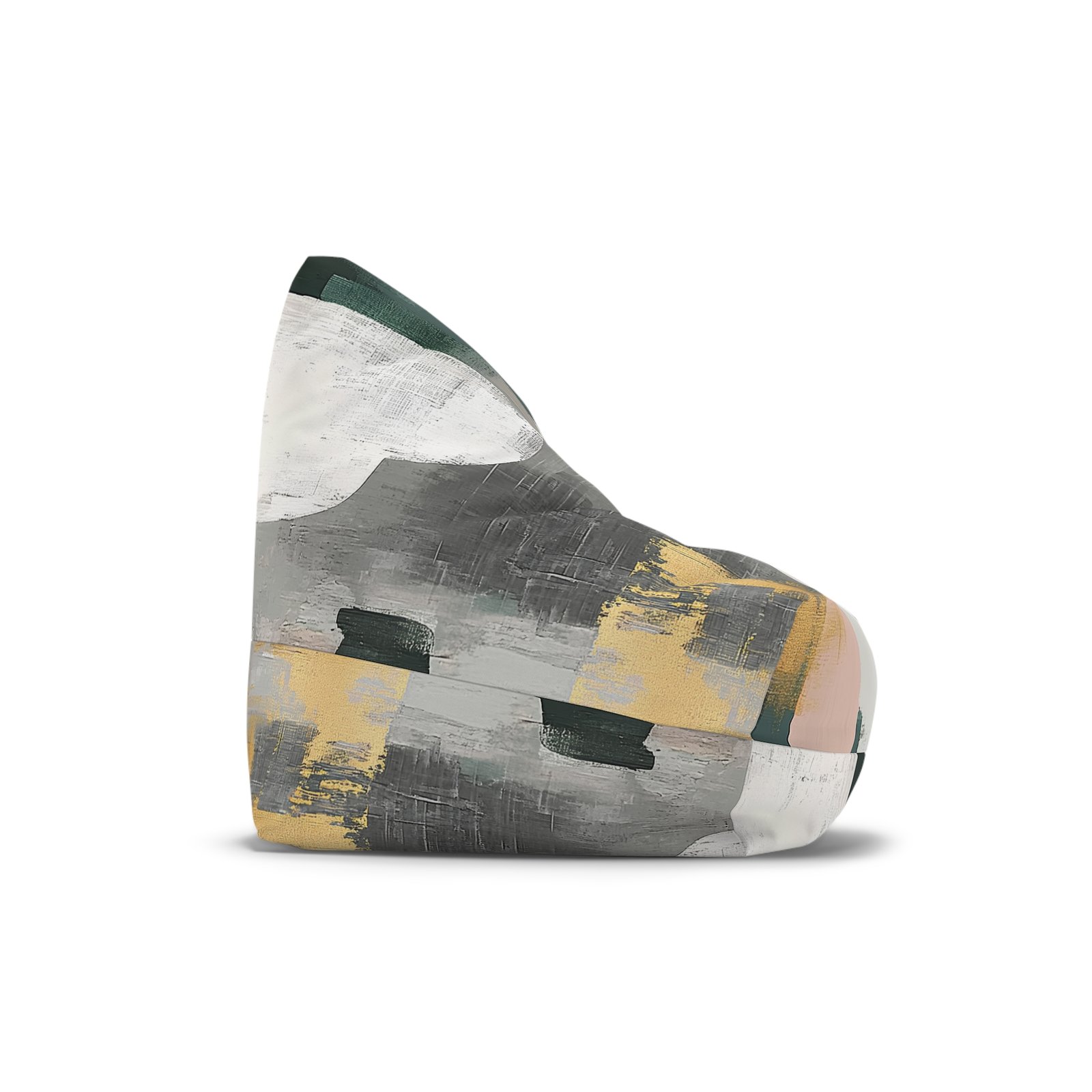 Artistic Bean Bag Chair Cover, Cozy Home Decor, Modern Seating, Lounge Room Accessory, Relaxation Gift, Stylish Furniture Upgrade - Image 3