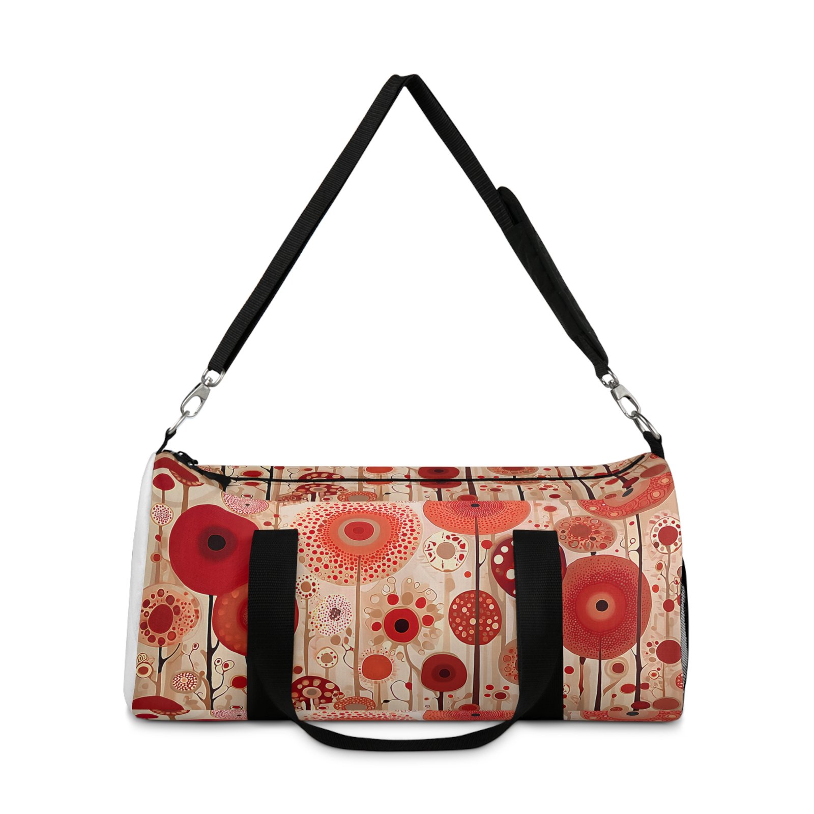 Flower Pattern Duffel Bag - Travel, Gym, Weekend, Luggage, Floral Design, Perfect Gift - Image 2