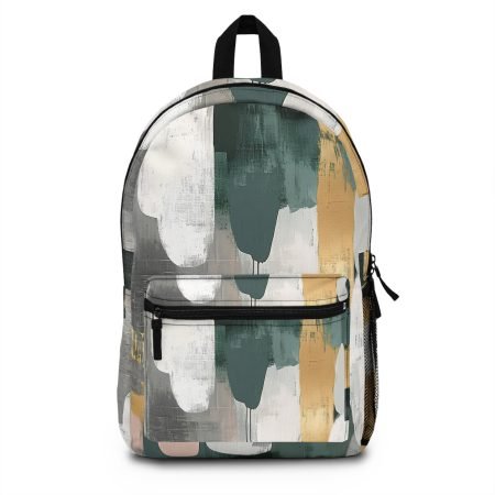 Artistic Abstract Backpack for Everyday Use, Stylish School Bag, Travel Backpack, Unique Gift for Students, Canvas Backpack