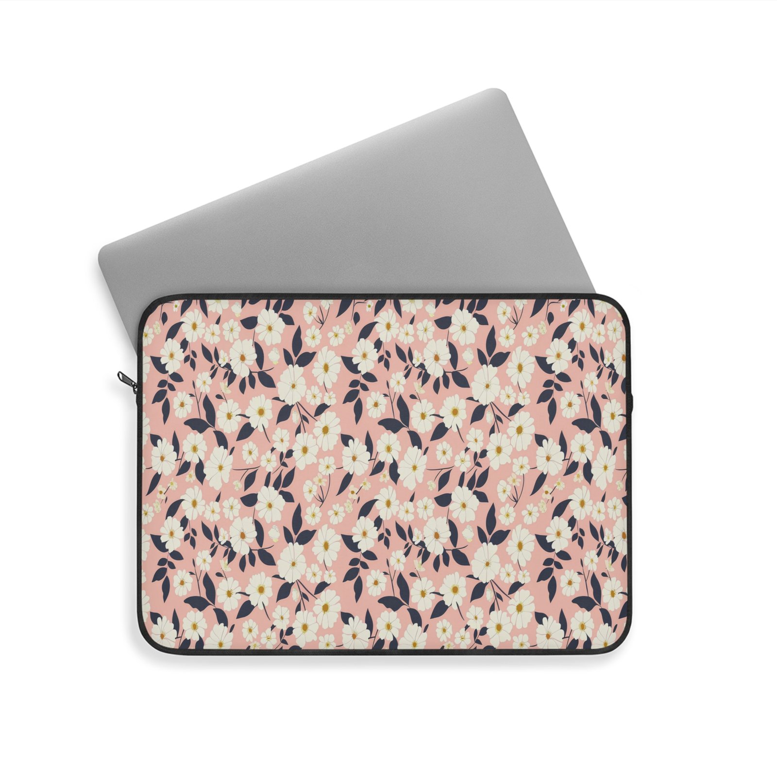 Floral Laptop Sleeve - Stylish Tech Case, Perfect for Students, Graduates, Work, Birthdays, Gifts, Floral Print - Image 8