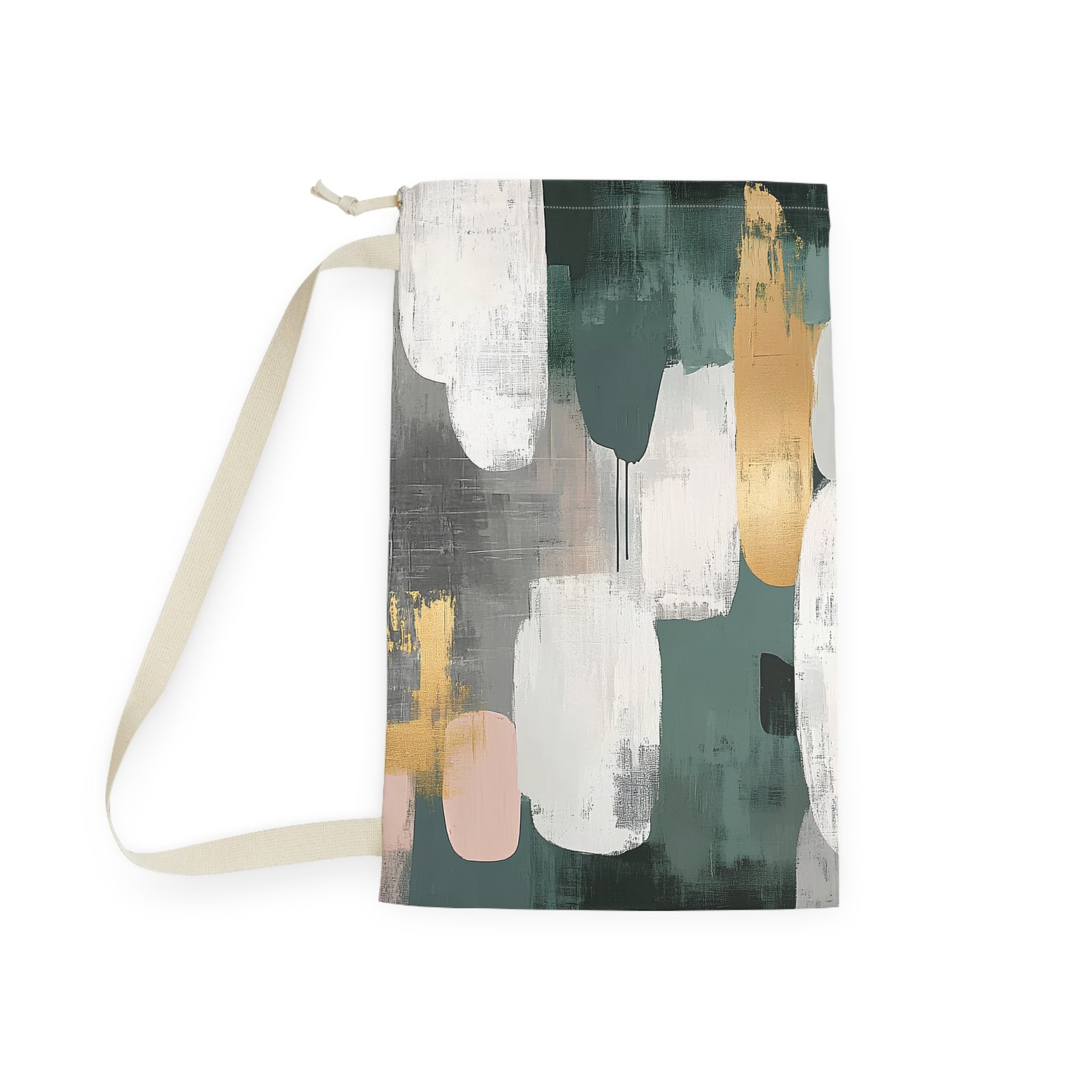 Chic Abstract Laundry Bag - Stylish Storage for Home, College, Travel, Gifts, Modern Decor, Eco-Friendly Organization - Image 2