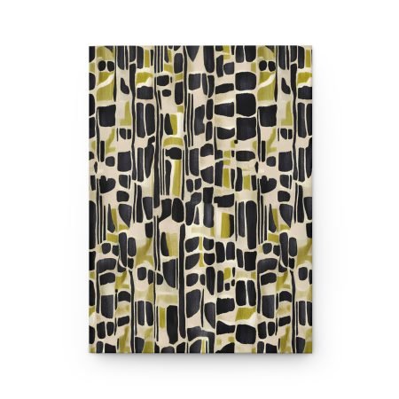 Chic Abstract Hardcover Journal, Stylish Notebook for Creative Minds, Daily Planner, Gift for Writers, Unique Design, Travel Journal