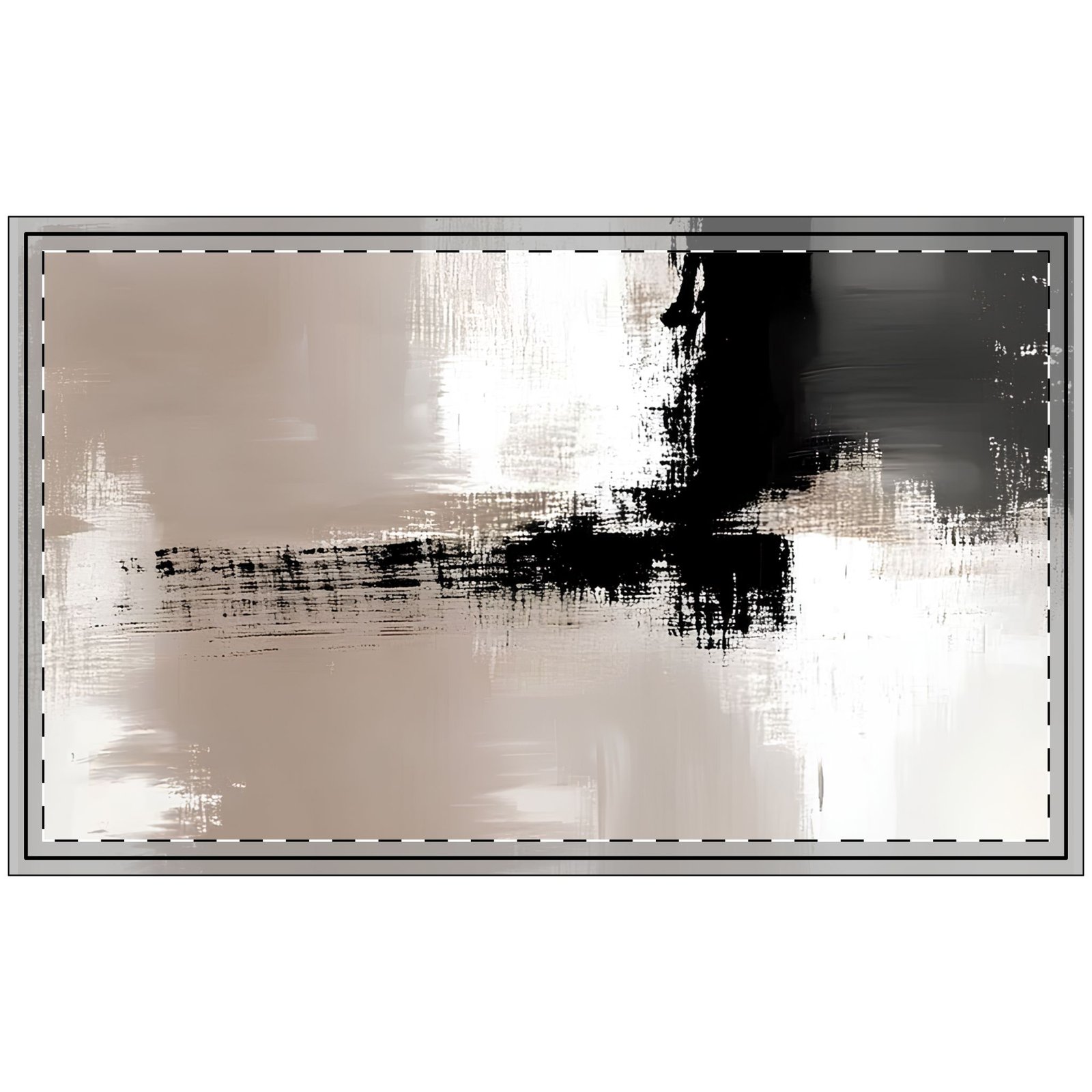 Stylish Abstract Polyester Doormat, Modern Entryway Mat, Home Decor, Housewarming Gift, Indoor Outdoor Rug, Artful Welcome Mat