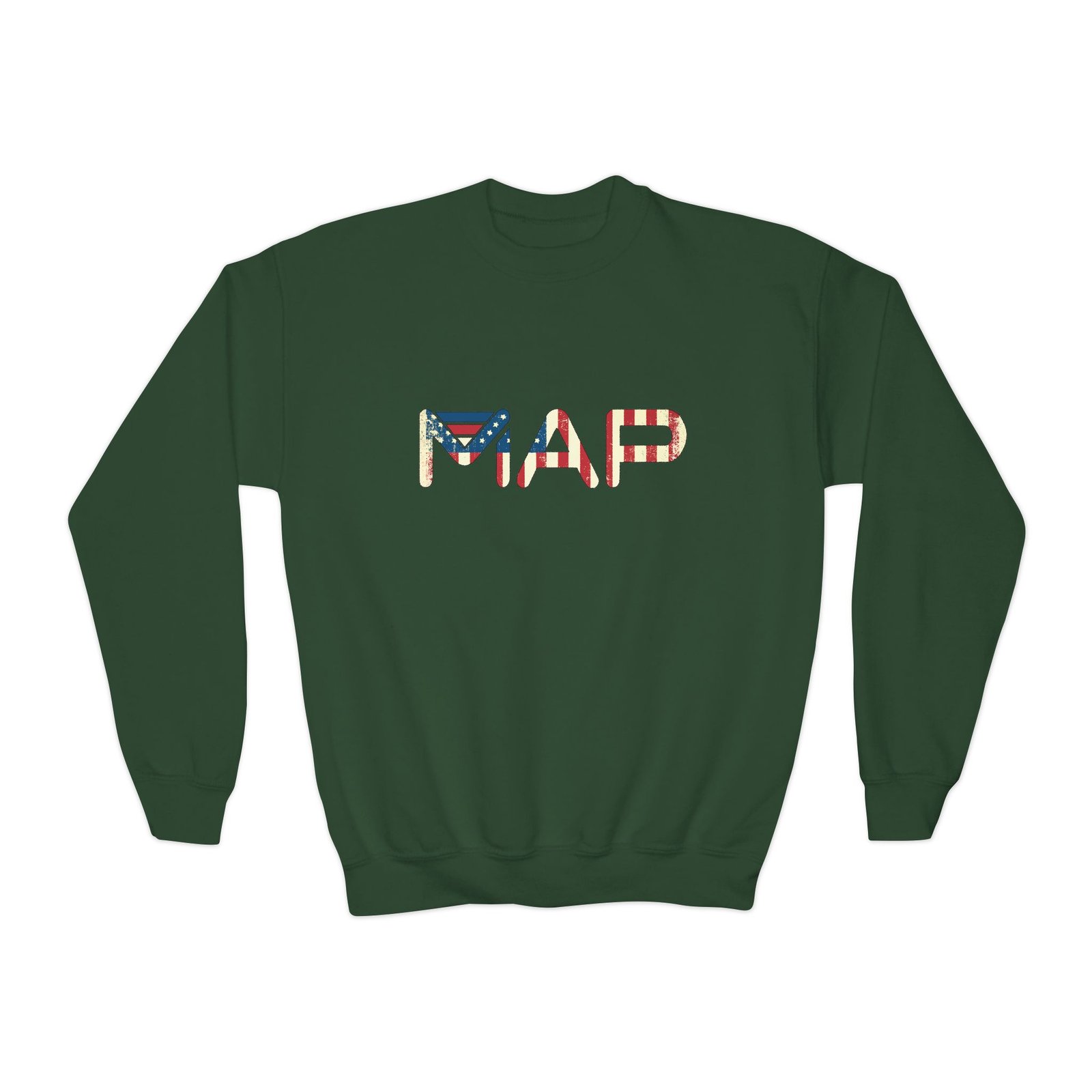 Patriotic Youth Crewneck Sweatshirt, Comfortable Sweatshirt for Kids, Summer BBQ, Memorial Day, Fourth of July, Gift for Teens - Image 17