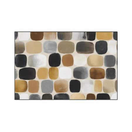 Stylish Heavy Duty Floor Mat, Modern Home Decor, Kitchen Rug, Entryway Mat, Durable Doormat, Geometric Design