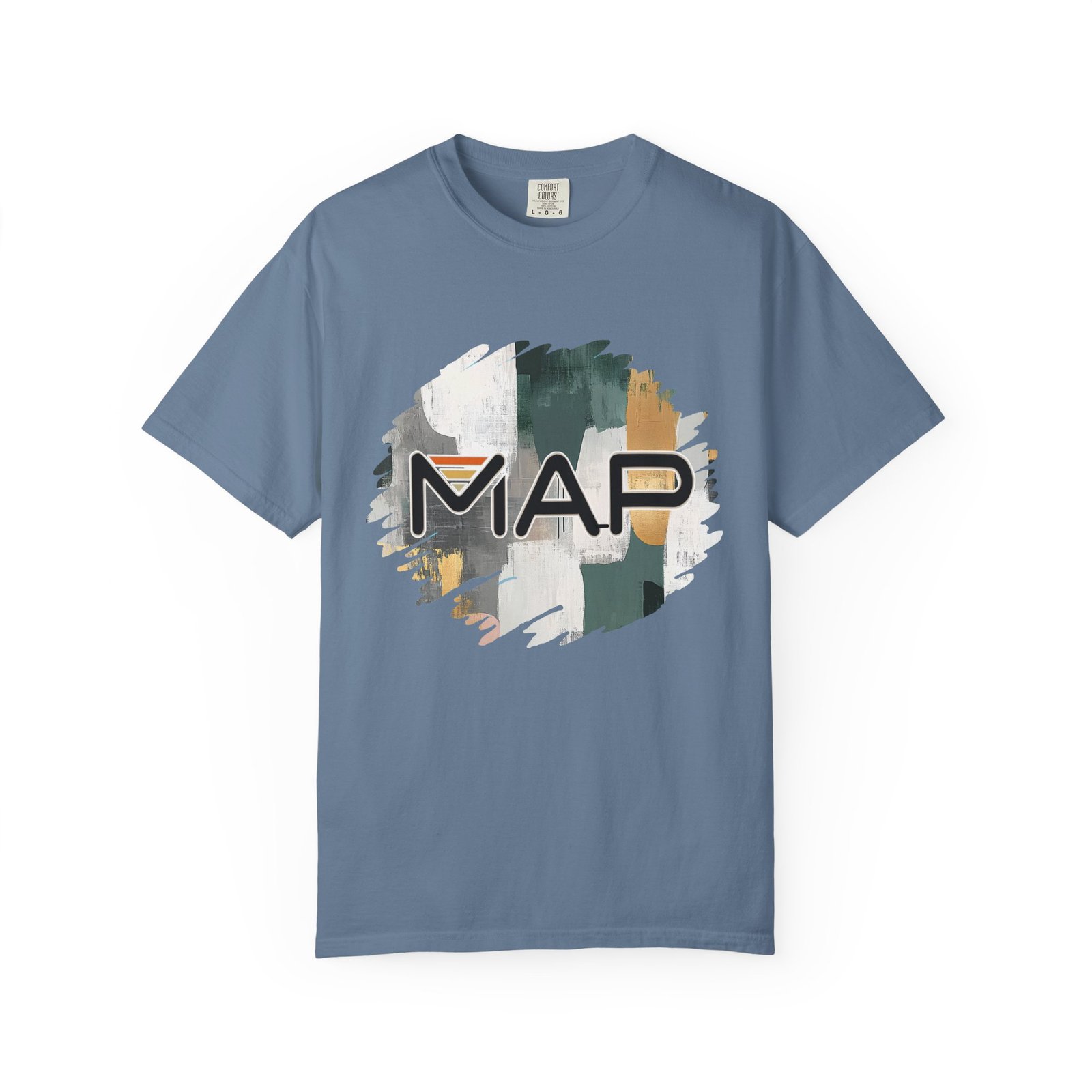 Map-Inspired Unisex Garment-Dyed T-Shirt for Travel Lovers, Casual Wear, Gifts, Outdoor Adventures, Wanderlust Fashion - Image 25