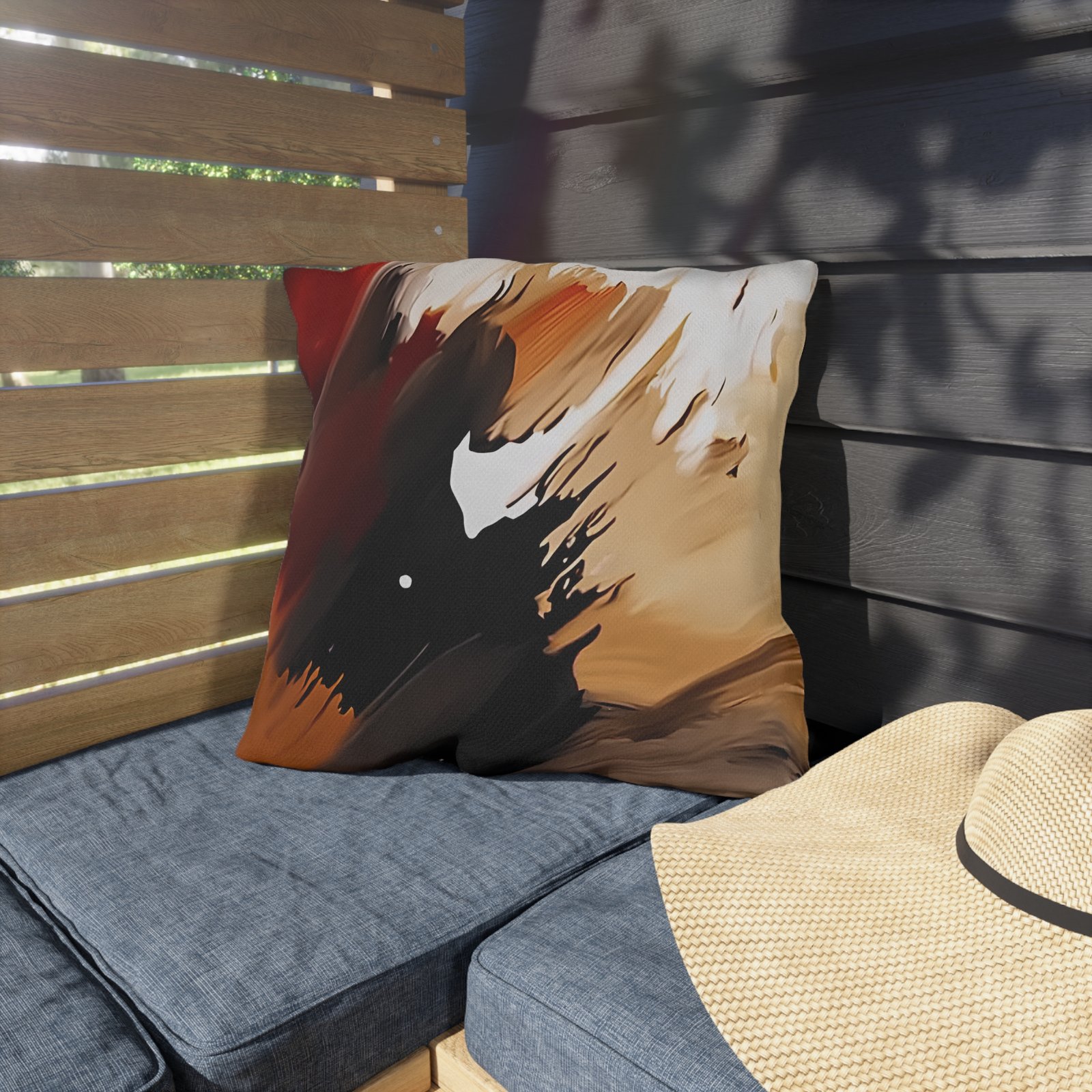 Abstract Bohemian Outdoor Pillows - Modern Decorative Cushions for Patio, Garden, Home Decor, Cozy Vibes, Gift Ideas - Image 11